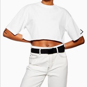 BRAND NEW Topshop White Crop Top